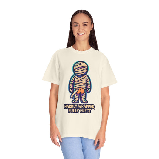 Color: Ivory | Hardly Wrapped, Fully Erect Unisex Garment-Dyed Tee