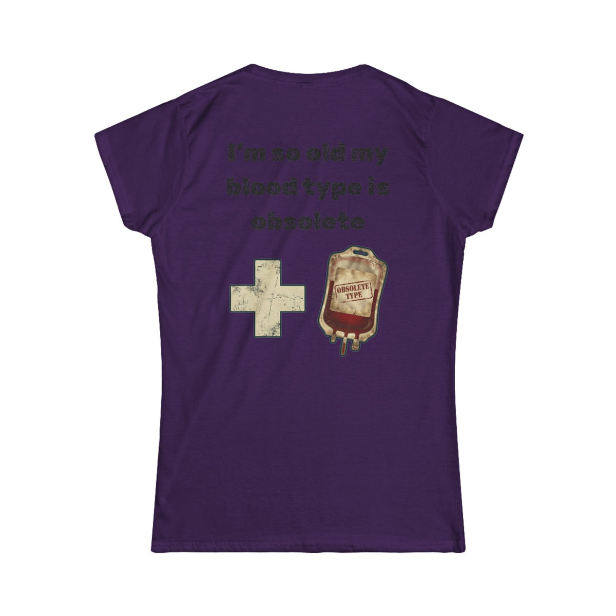 Color: Purple | Blood Type Women's Tee