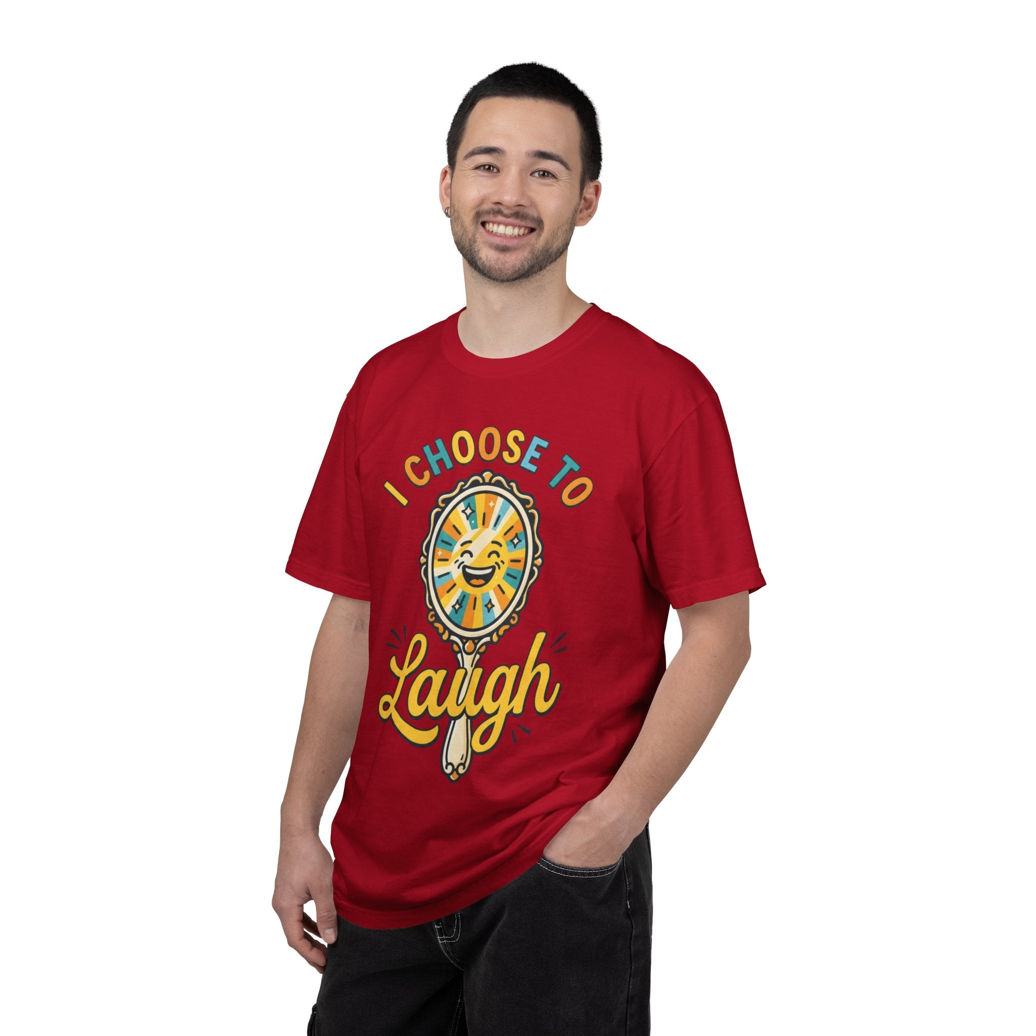 "I Choose to Laugh" Unisex Garment-Dyed Tee