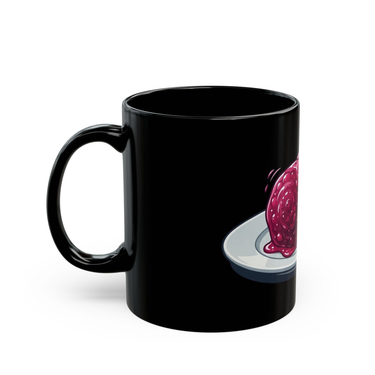 "Yes It's From A Can" Black Ceramic Mug — Graphic