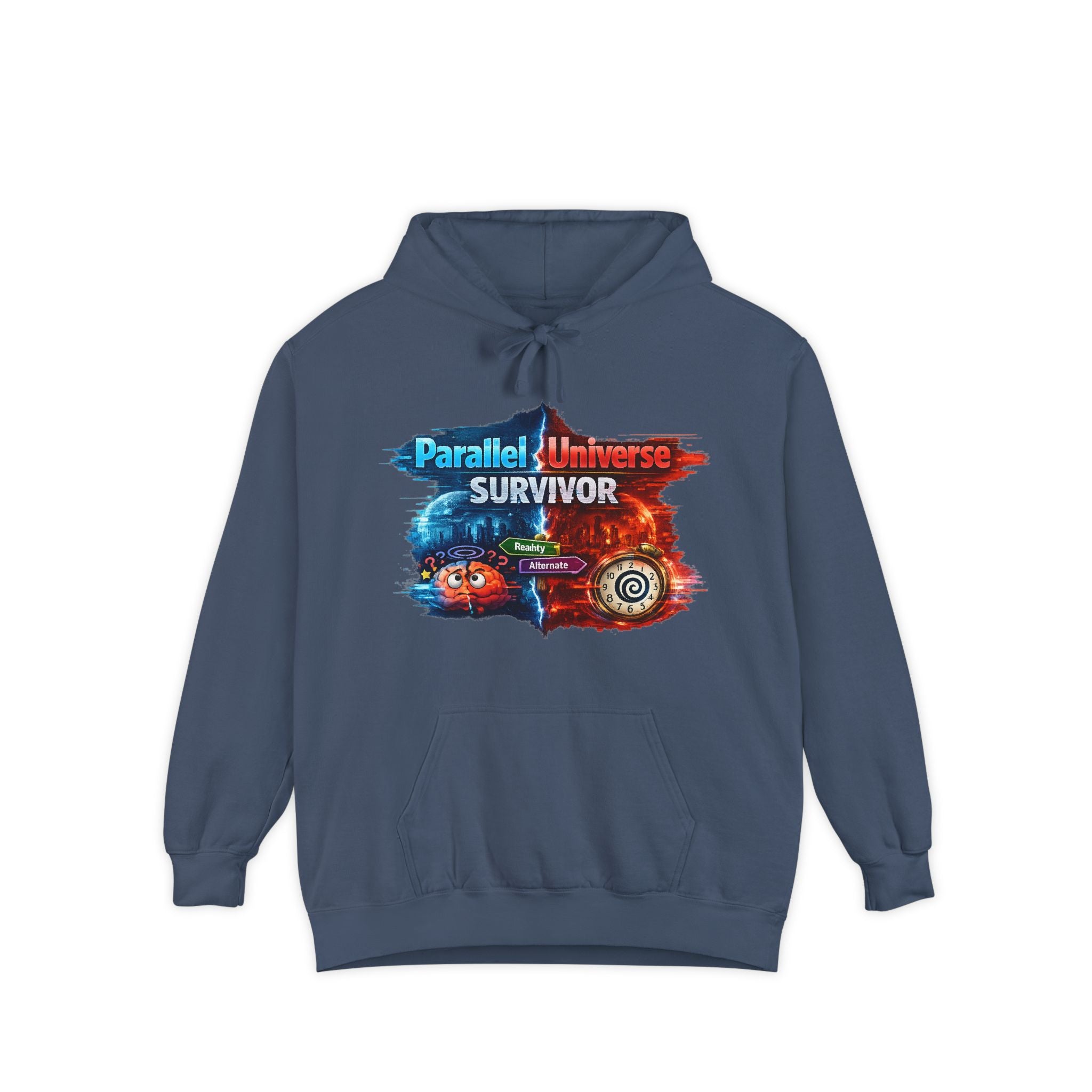 I Survived the Other Timeline | Garment-Dyed Hoodie — AttitudeShirts