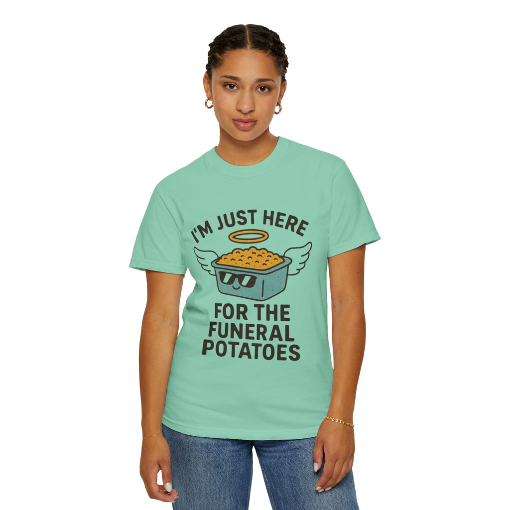 "Funeral Potatoes" Unisex Garment-Dyed T-shirt