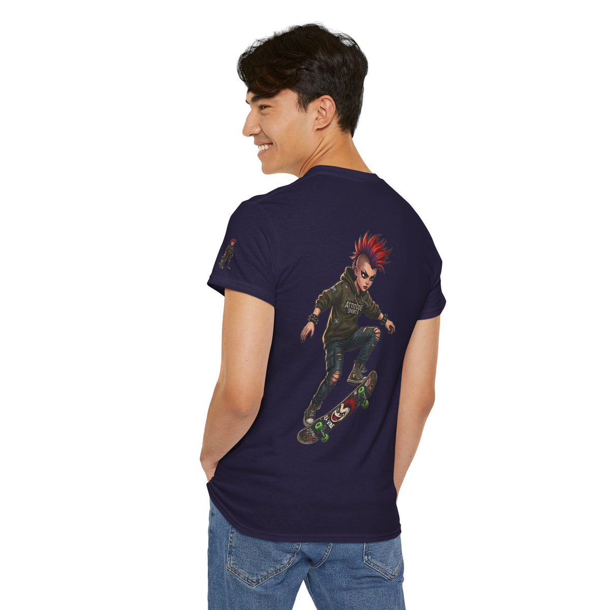 Color: Blackberry | Riot Premium Graphic Tee
