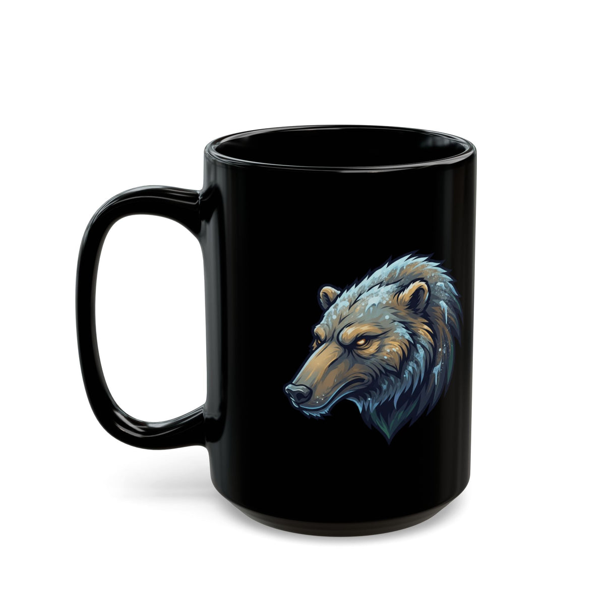 "Alioat (Siberian Folklore)" Black Ceramic Mug — Graphic