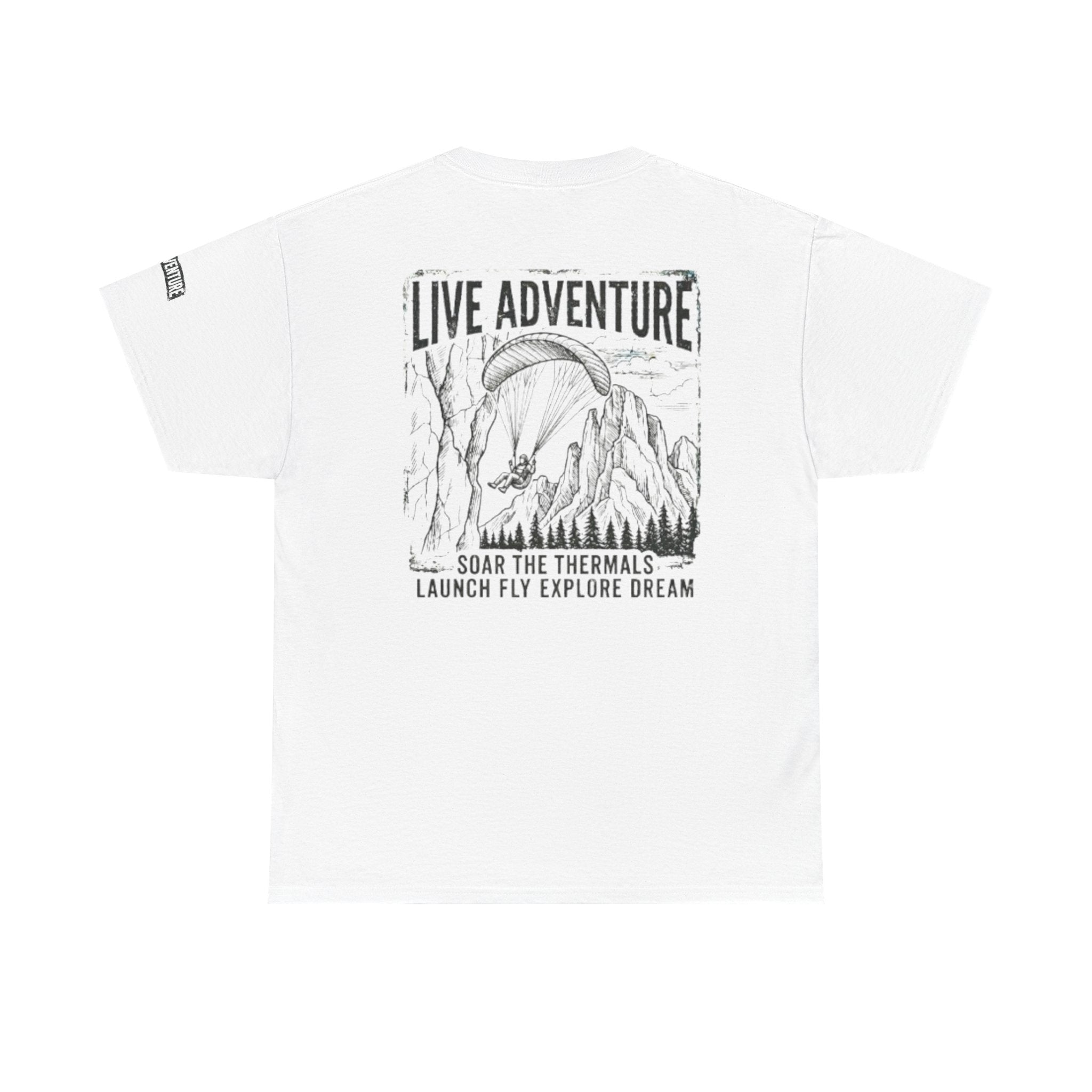 "Live Adventure - Soar the Thermals" Premium Graphic Tee