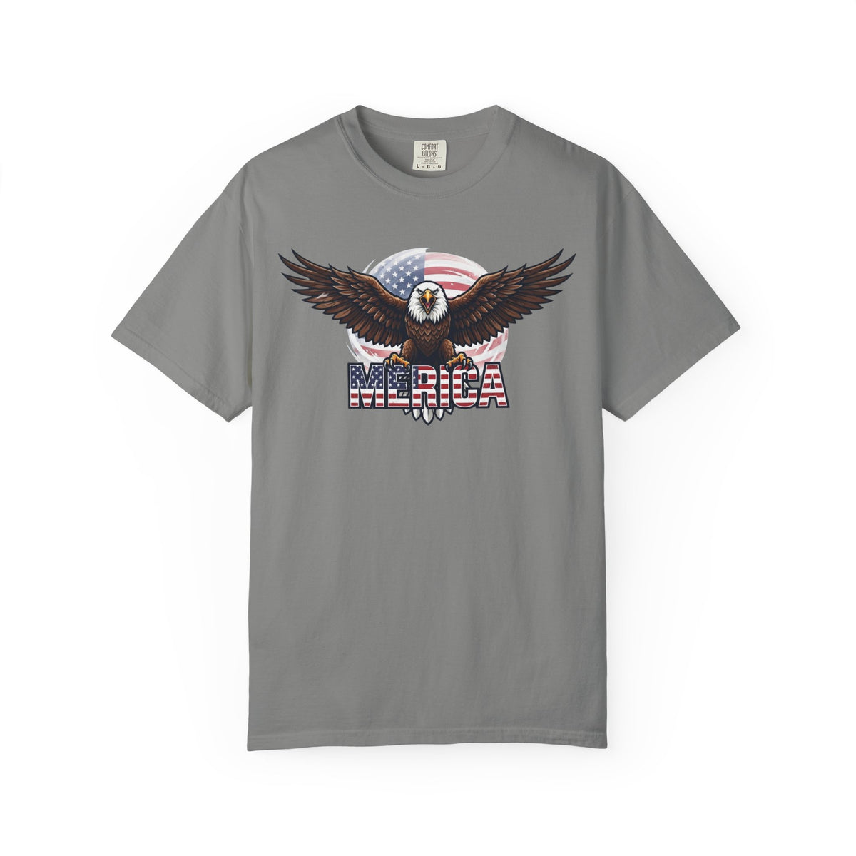Color: Granite | Merica Unisex Garment-Dyed Tee