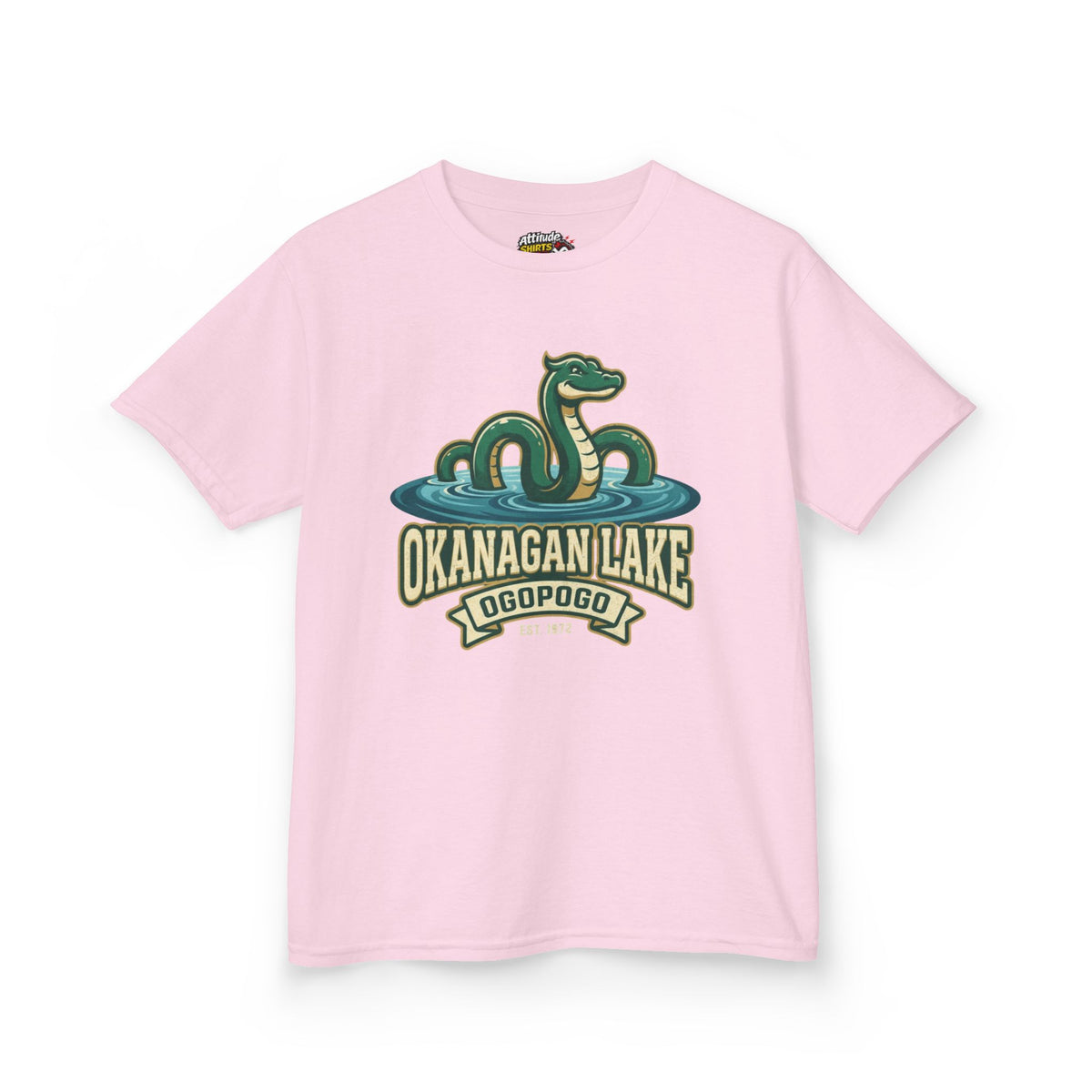 Color: Light Pink | Ogopogo (Canada) Kids Tee
