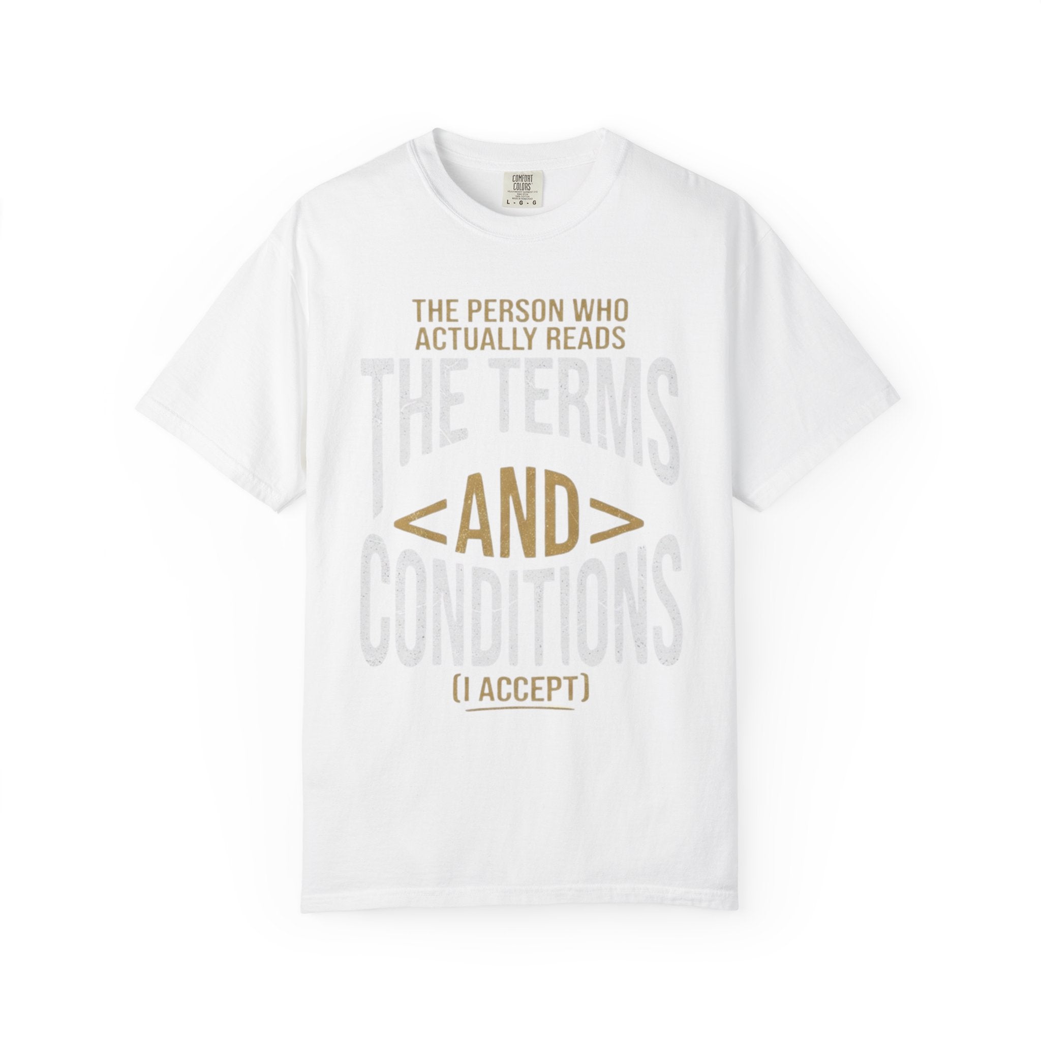 "Terms and Conditions" Unisex Garment-Dyed Tee