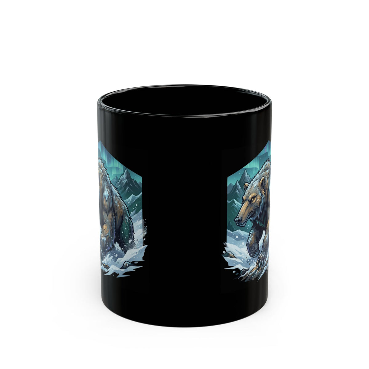 "Alioat (Siberian Folklore)" Black Ceramic Mug