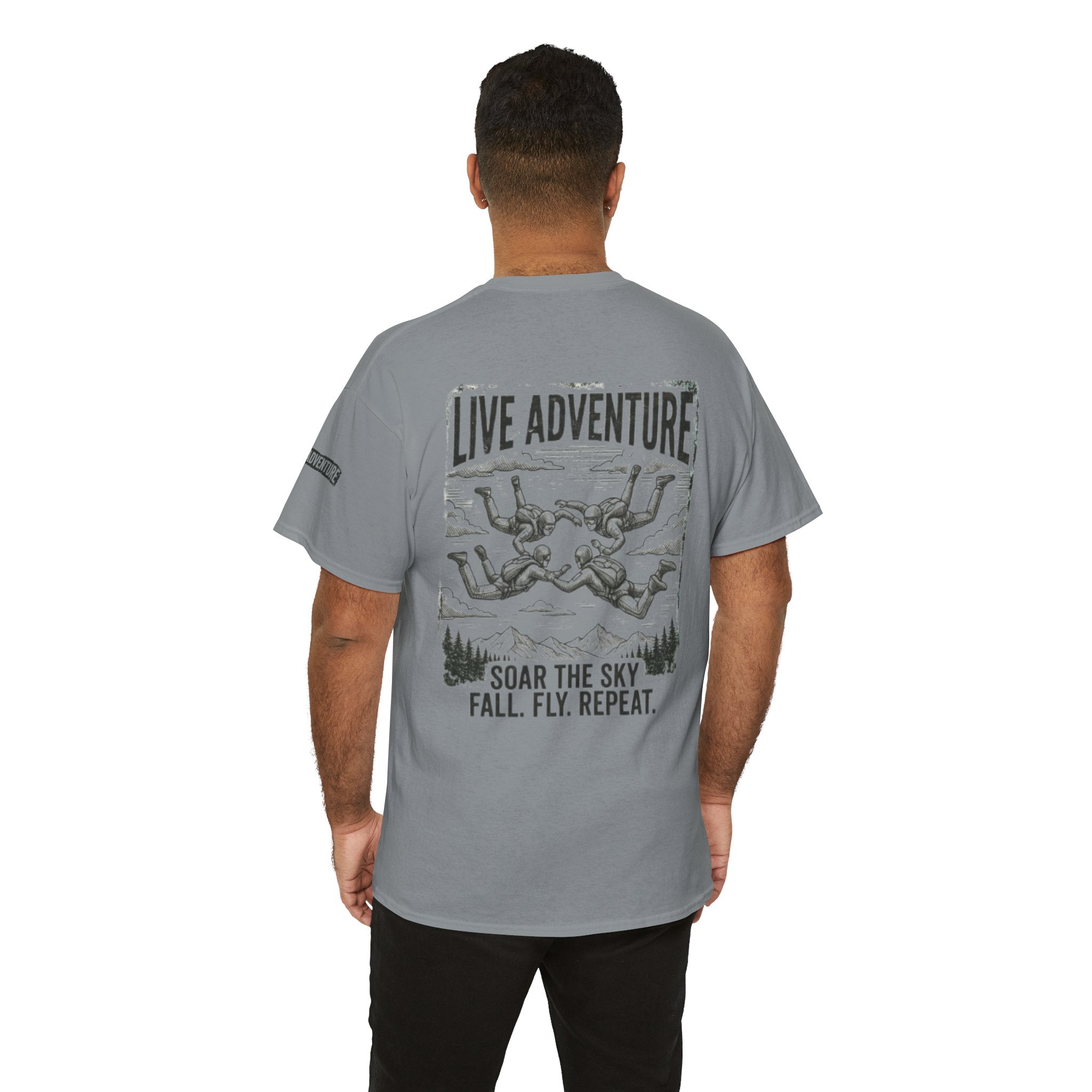 "Live Adventure - Skydive" Premium Graphic Tee