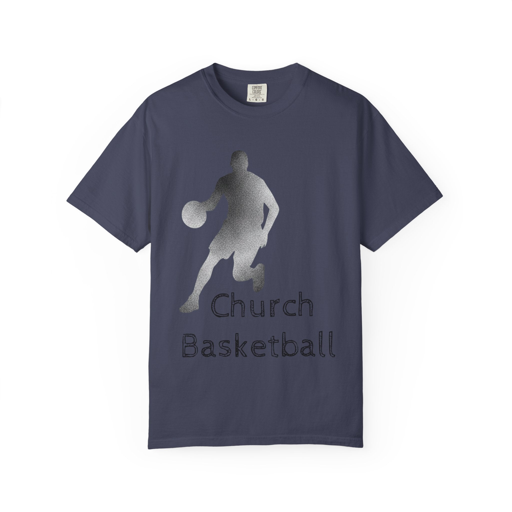 "Church Basketball: High Court" Unisex Garment-Dyed T-shirt