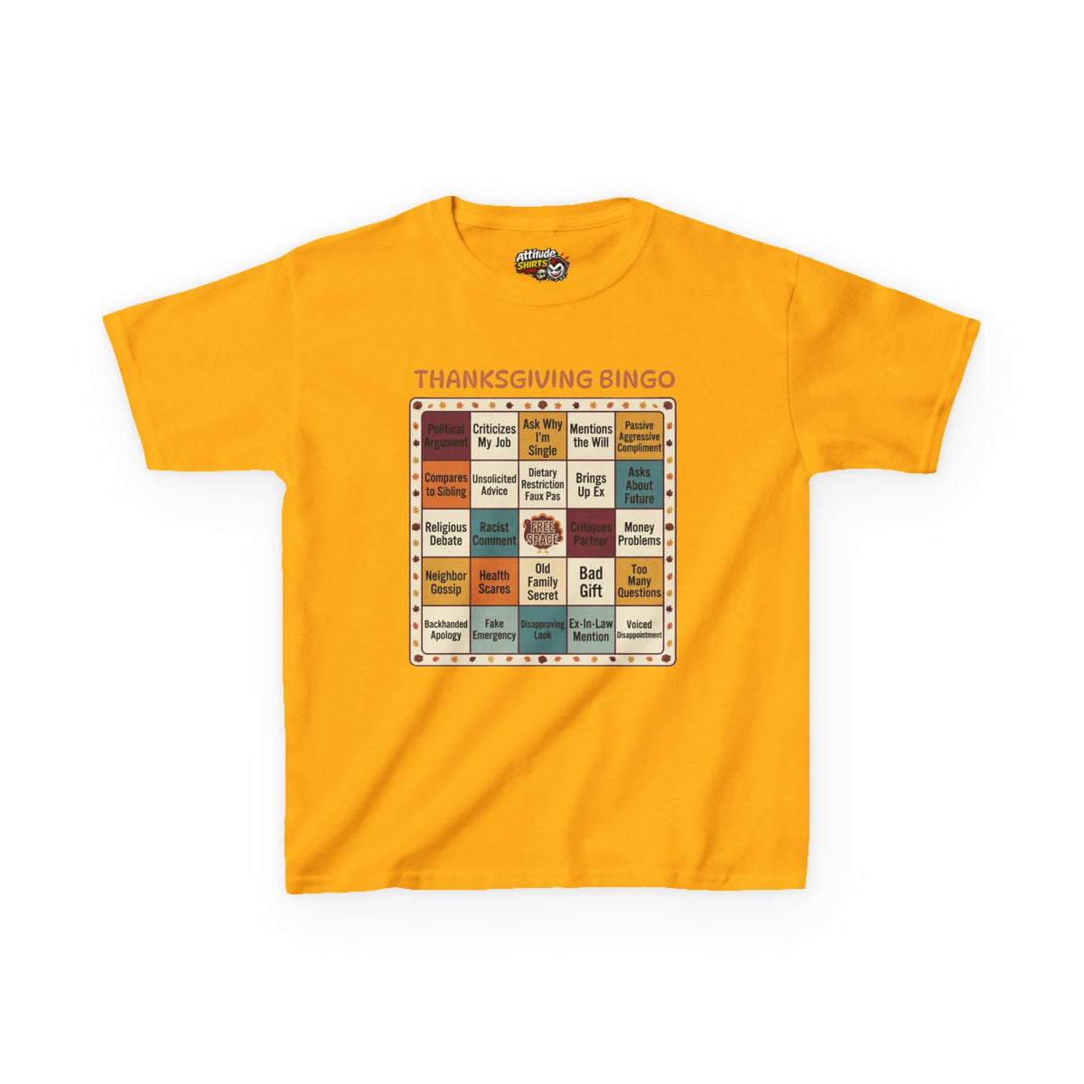 Thankgiving Bingo Kids Tee