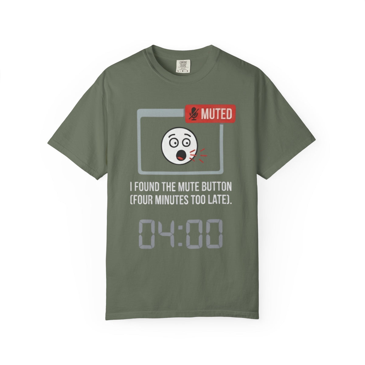"I Found The Mute" Unisex Garment-Dyed Tee