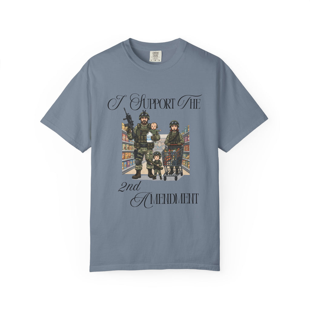 "2nd Amendment" Unisex Garment-Dyed T-shirt