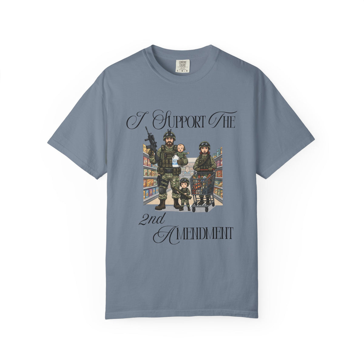 "2nd Amendment" Unisex Garment-Dyed T-shirt