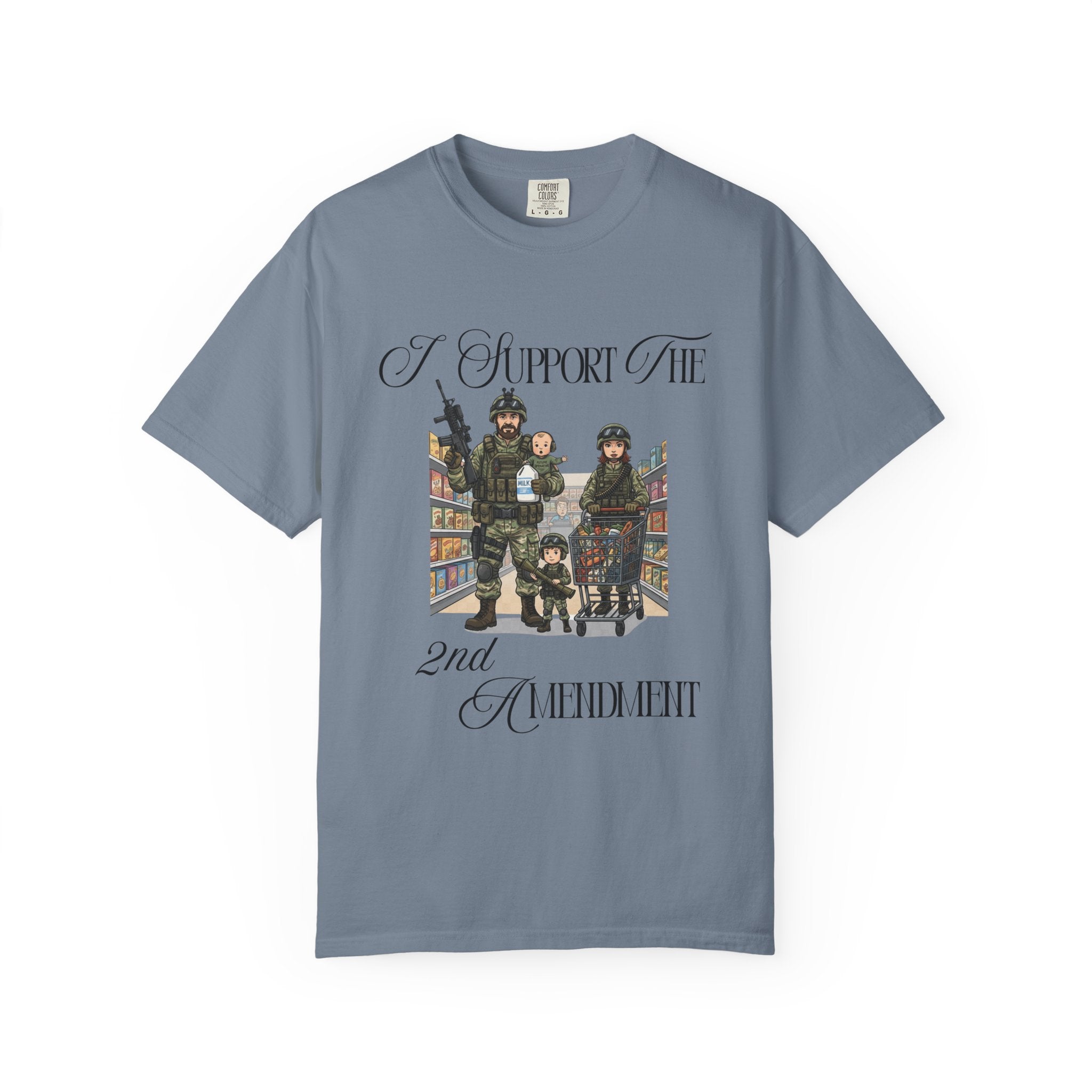 "2nd Amendment" Unisex Garment-Dyed T-shirt