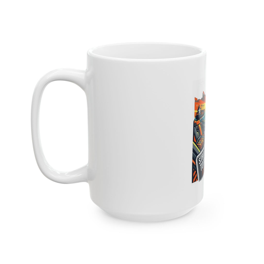 "Straight Of Hormuz is Open" White Ceramic Mug