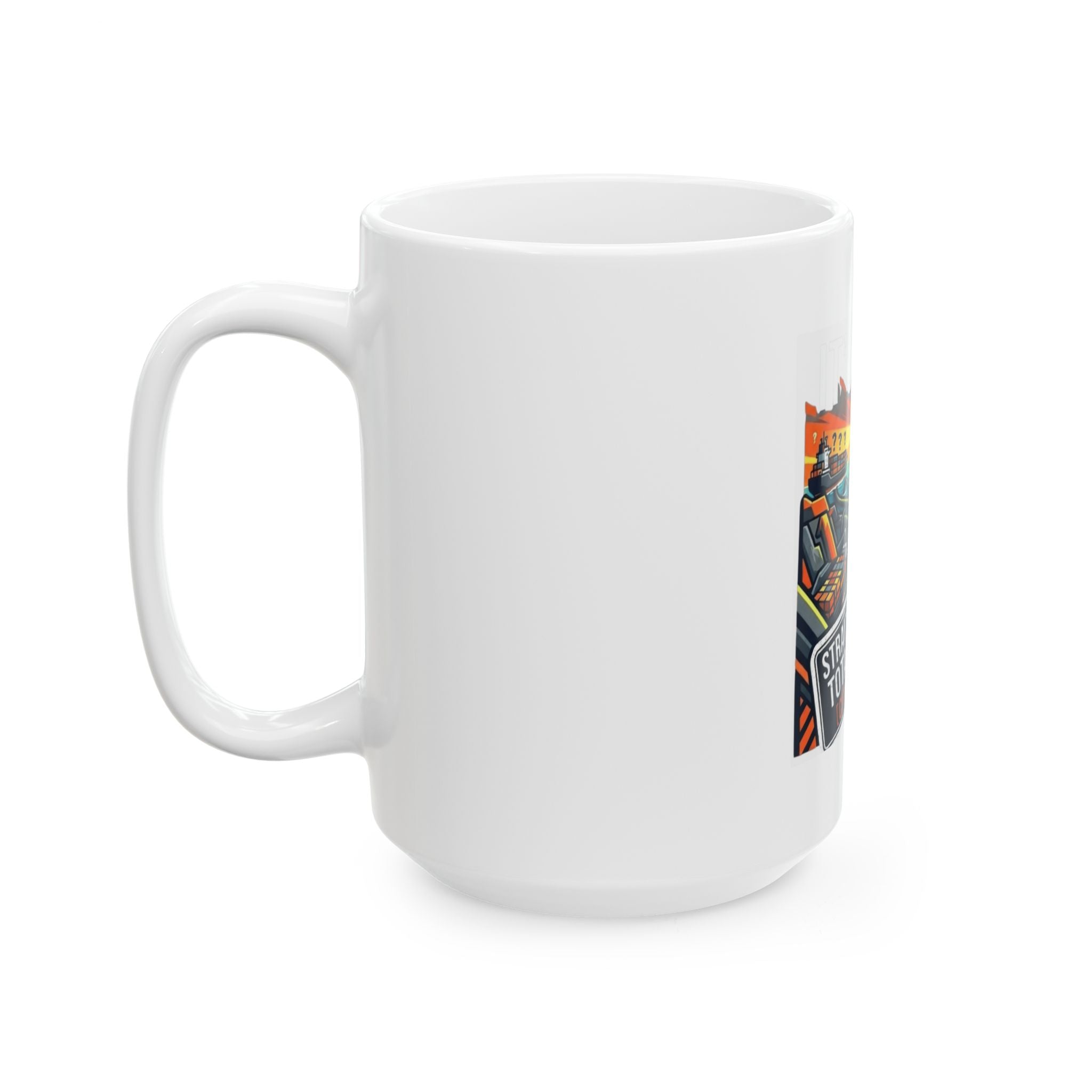 "Straight Of Hormuz is Open" White Ceramic Mug