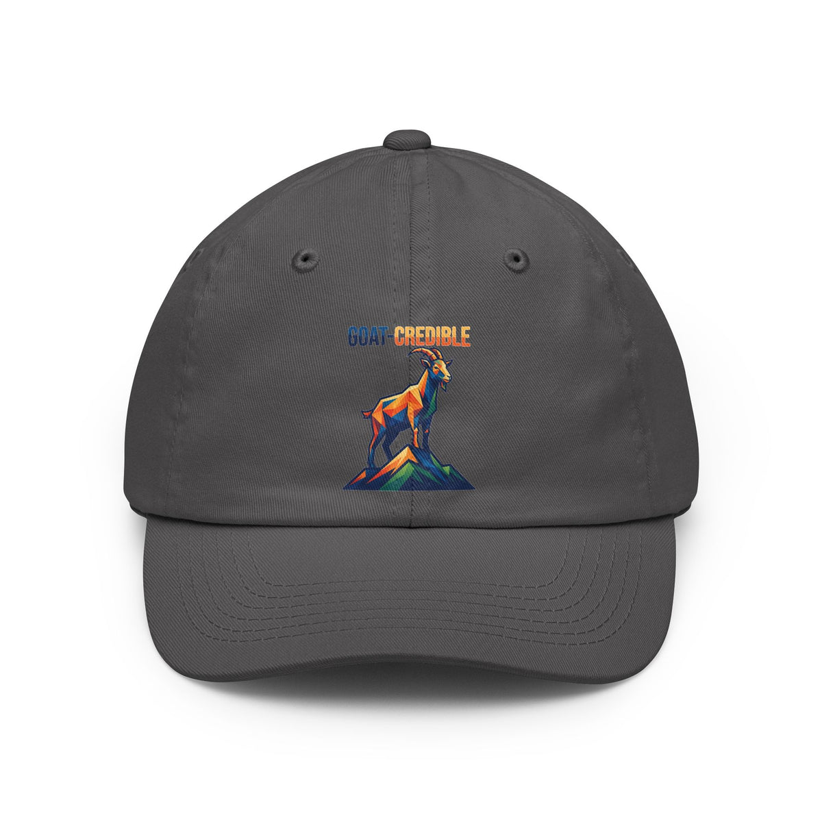 Color: Charcoal | Goat Credible Dad Hat