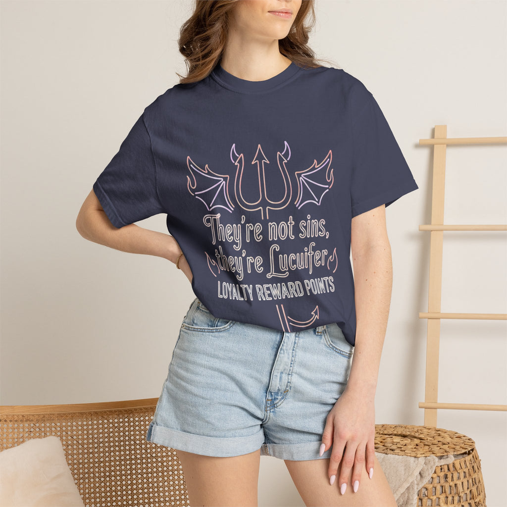 "Infernal Rewards Program" Unisex Garment-Dyed T-shirt