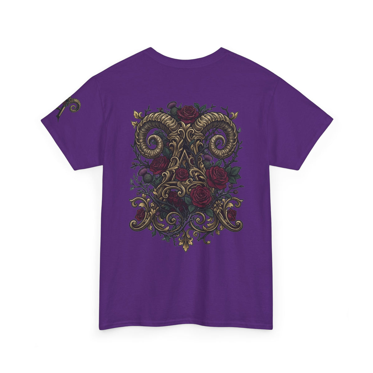 Floral Monogram Aries Premium Graphic Tee