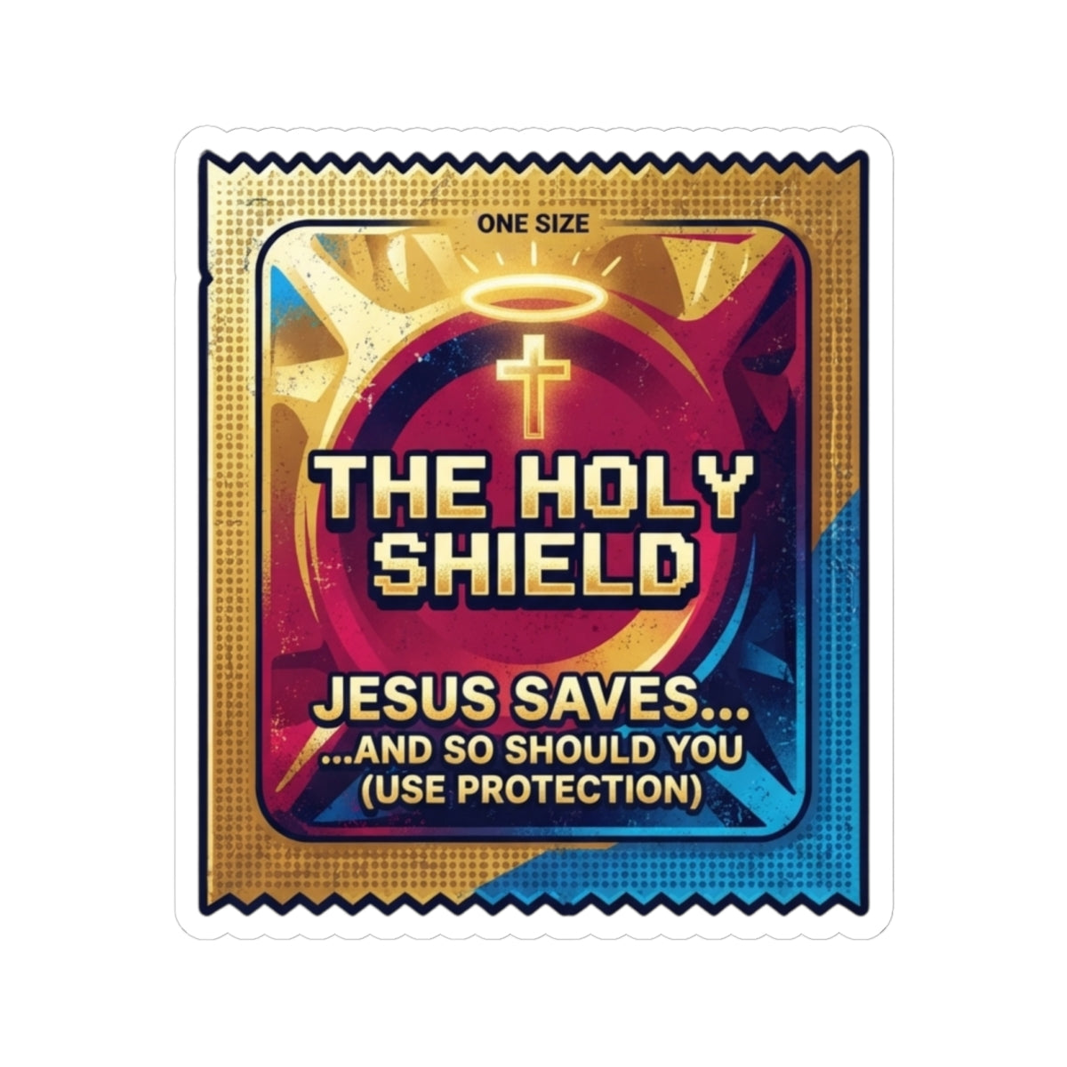 "Good Book Series The Holy Shield" Sticker — Main