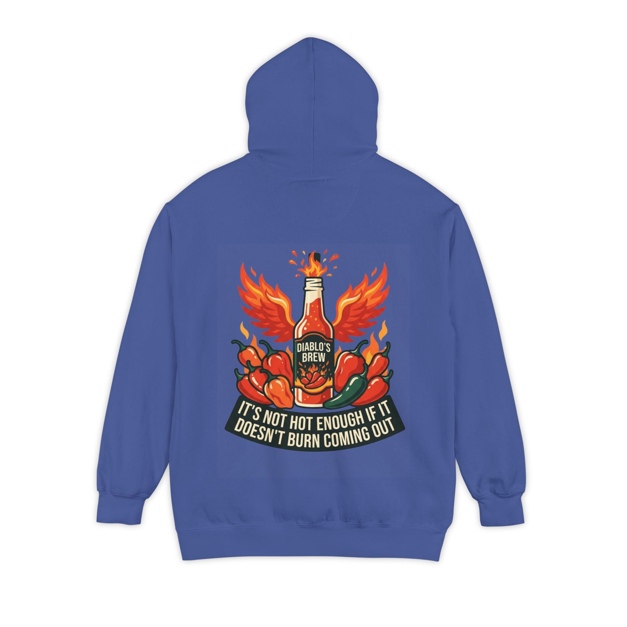 "Burns Coming Out" Garment-Dyed Hoodie