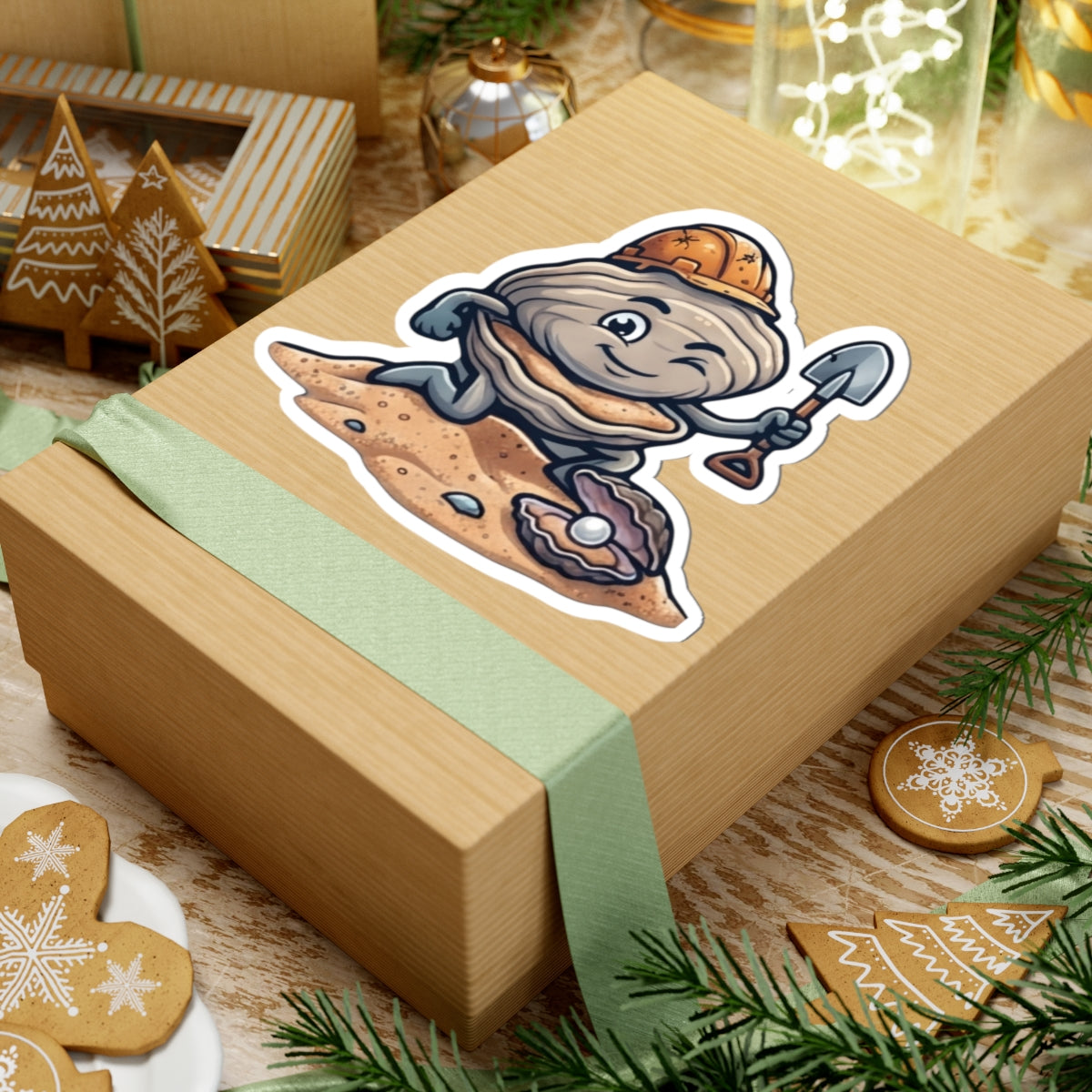 "Digging For The Big Pearl" Sticker