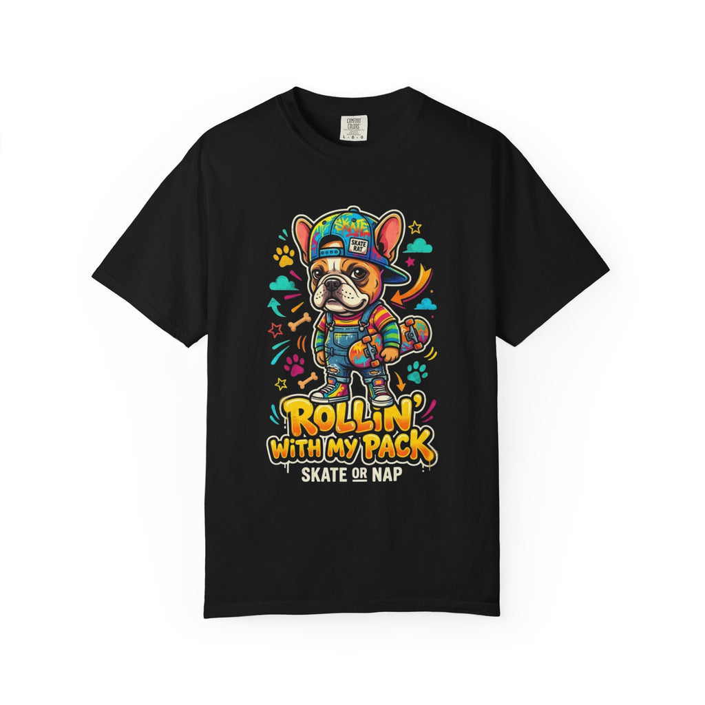 "Rollin With My Pack" Unisex Garment-Dyed Tee