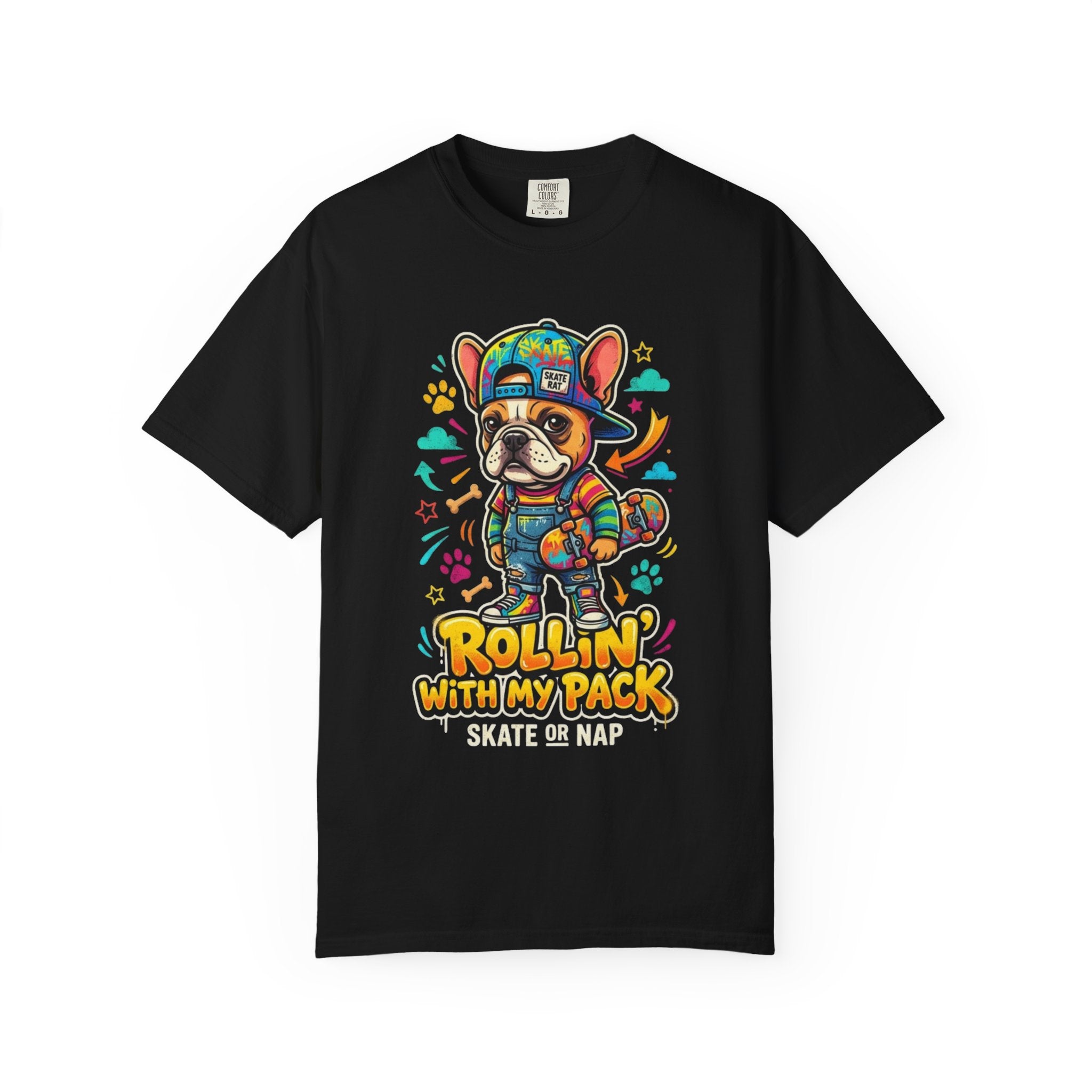 "Rollin With My Pack" Unisex Garment-Dyed Tee