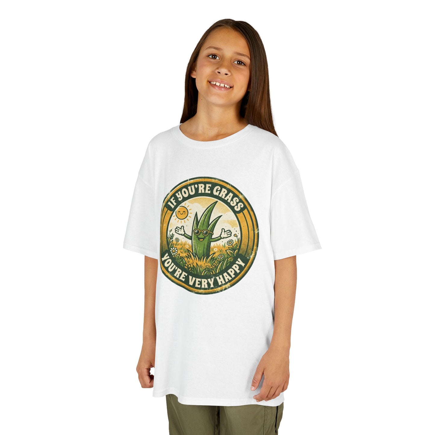 "If You're Grass You're Very Happy" Kids Tee