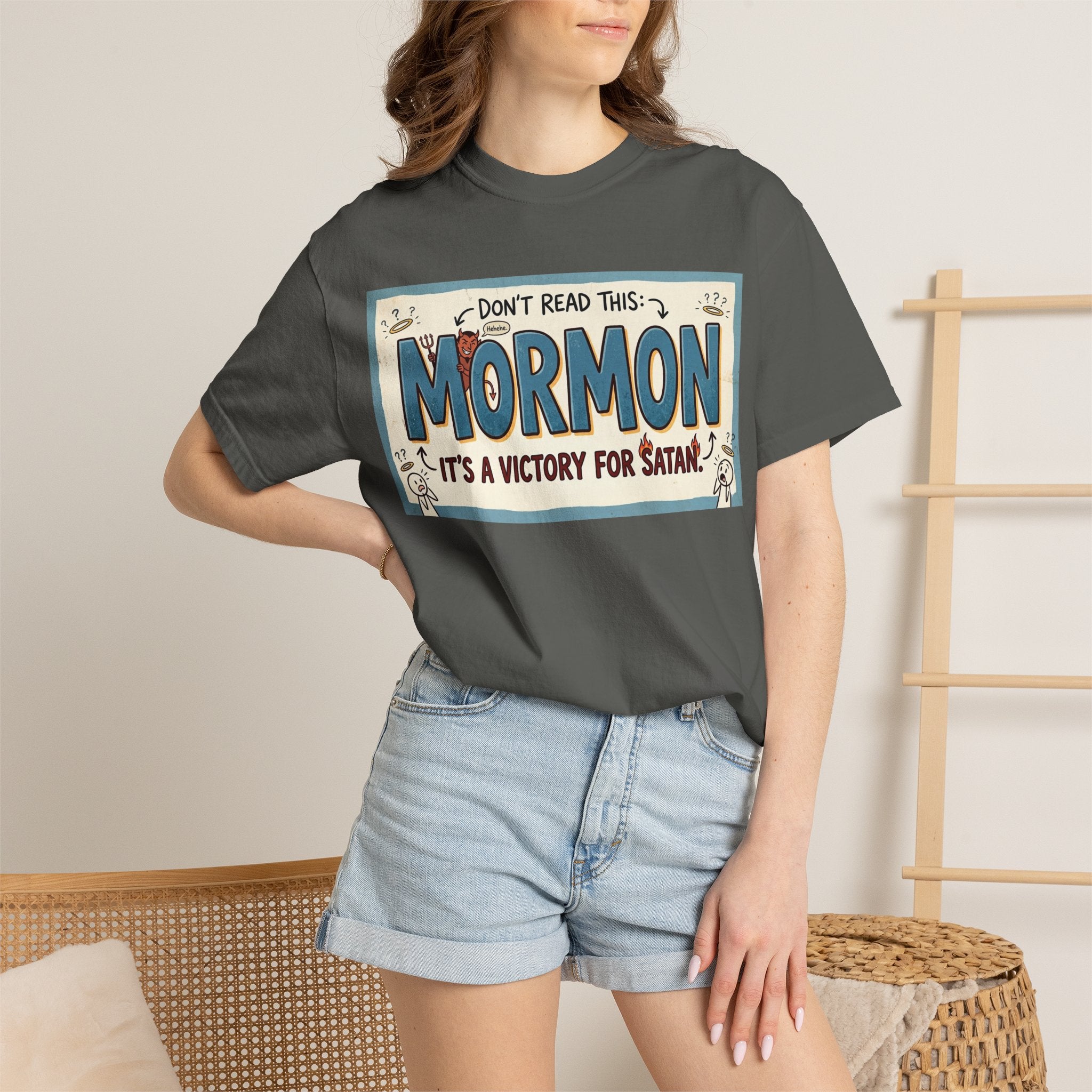 "Victory for Satan T-Shirt" Unisex Garment-Dyed T-shirt