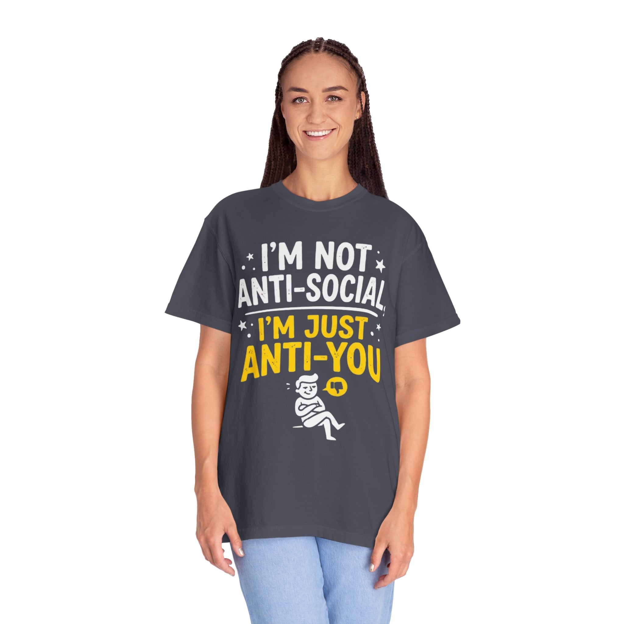 "Anti You" Unisex Garment-Dyed Tee