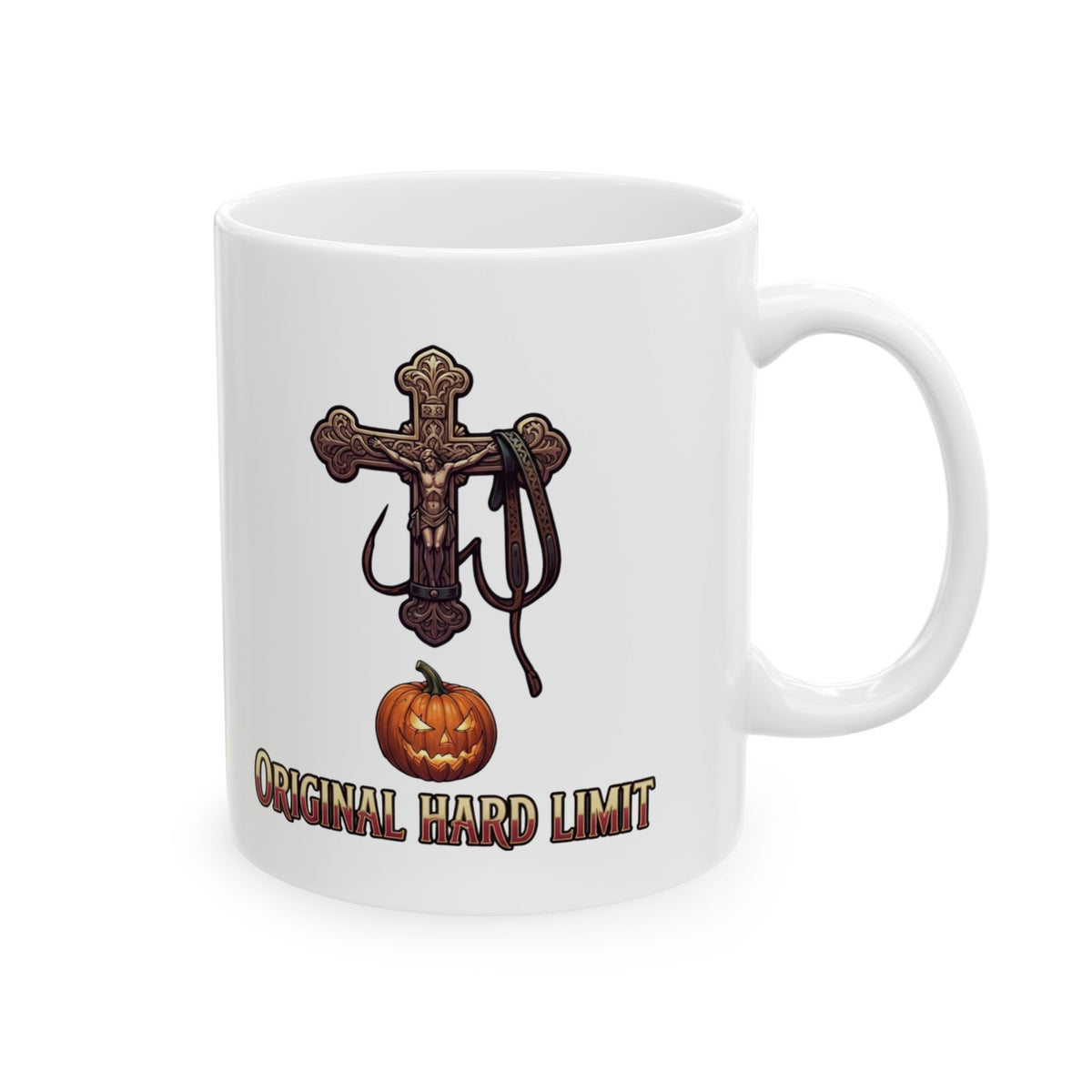 "Original Hard Limit" White Ceramic Mug — Graphic