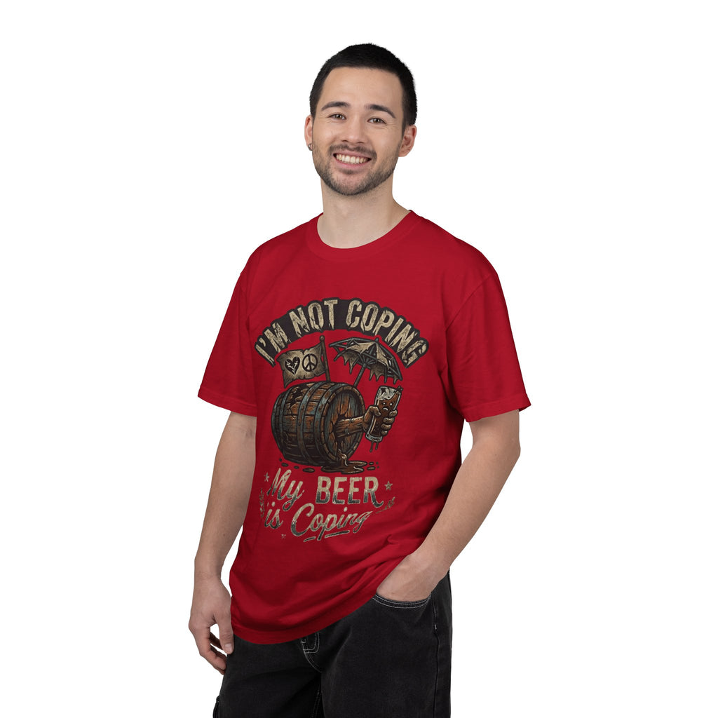 "Beer is Coping" Unisex Garment-Dyed Tee