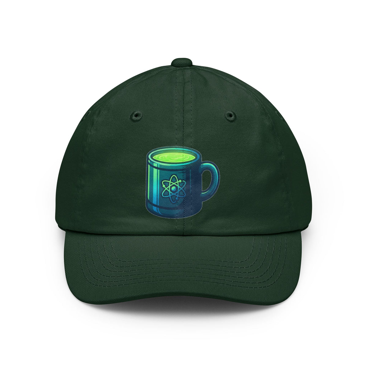 Color: Forest Green | I Like My Radiation Like My Coffee Dad Hat