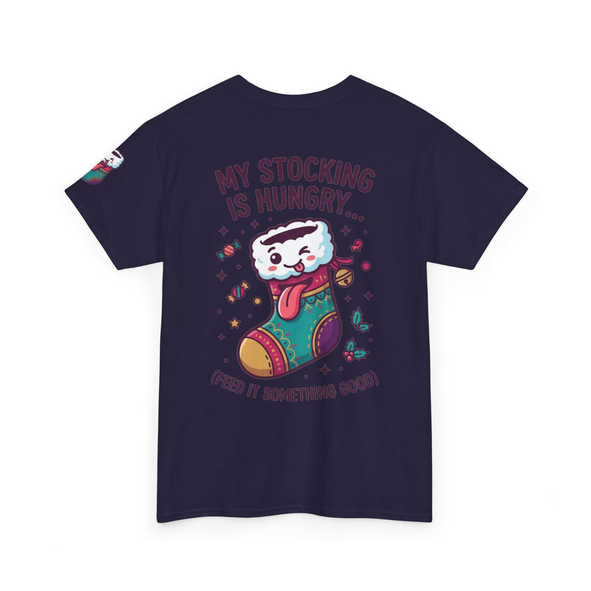 "My Stocking Is Hungry" Premium Graphic Tee