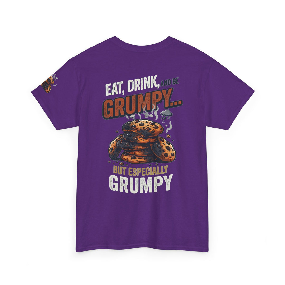 Eat Drink And Be Grumpy Premium Graphic Tee