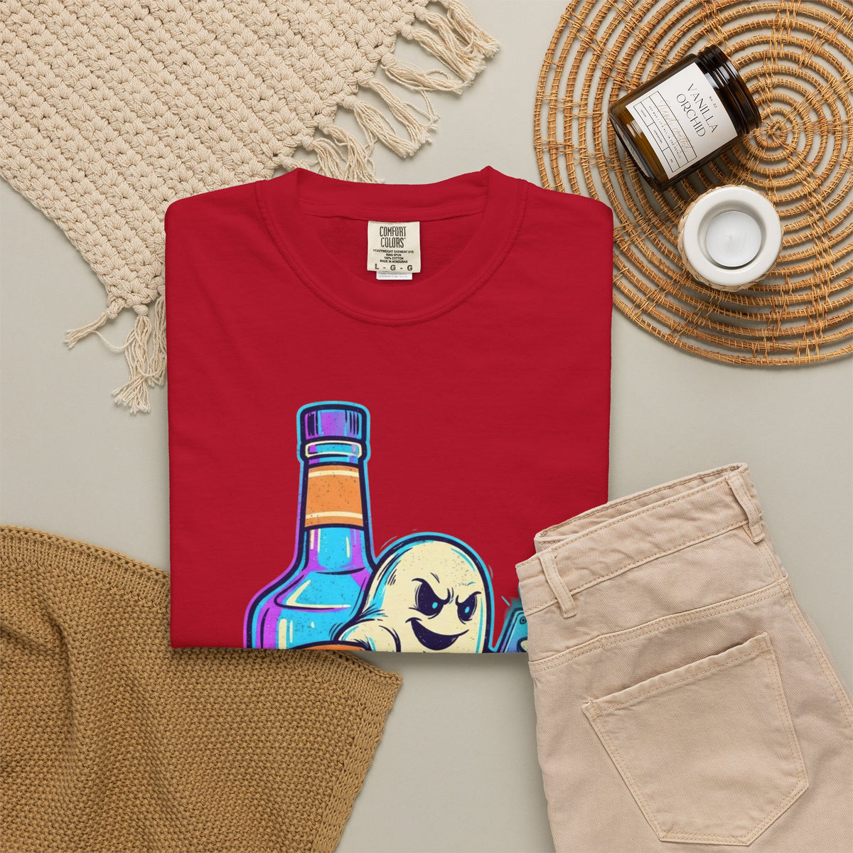 Ghosting Unisex Garment-Dyed Tee