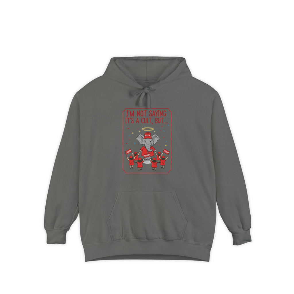 Red Hat Intervention Shirt | Garment-Dyed Hoodie — AttitudeShirts