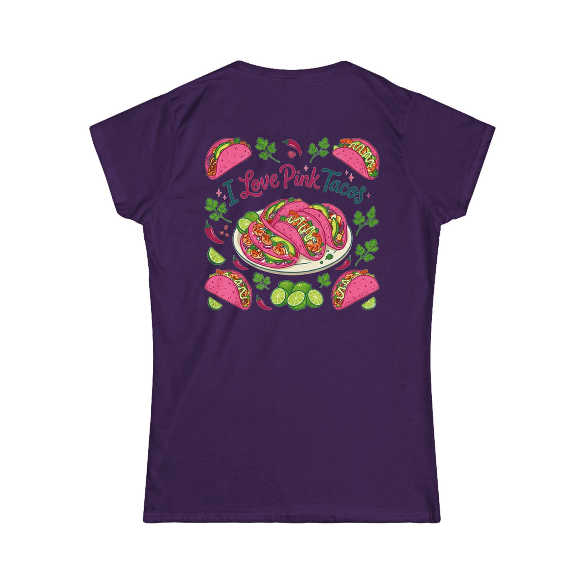 "I Love Pink Tacos" Women's Tee