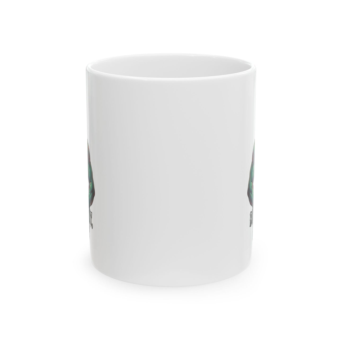 "Built Different" White Ceramic Mug