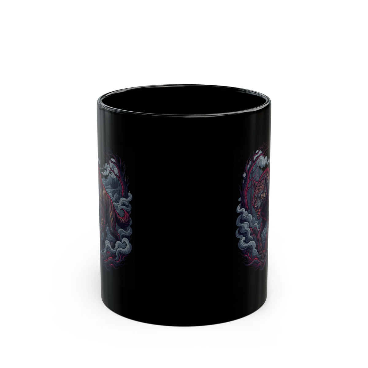 "The Beast of Gévaudan (France)" Black Ceramic Mug