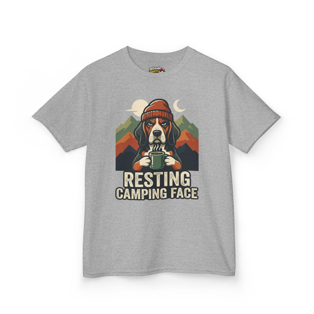 "Resting Camping Face" Kids Tee