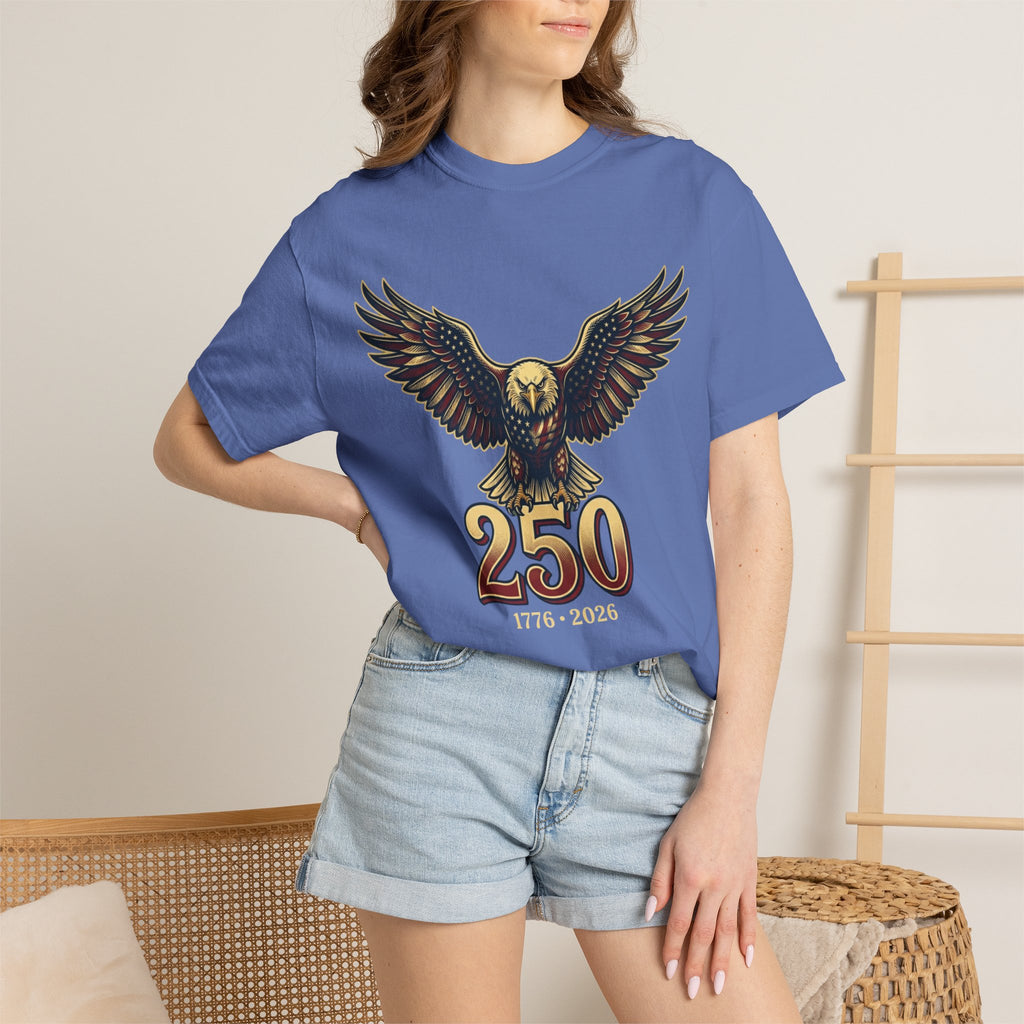 "USA Eagle 250 Years" Unisex Garment-Dyed Tee