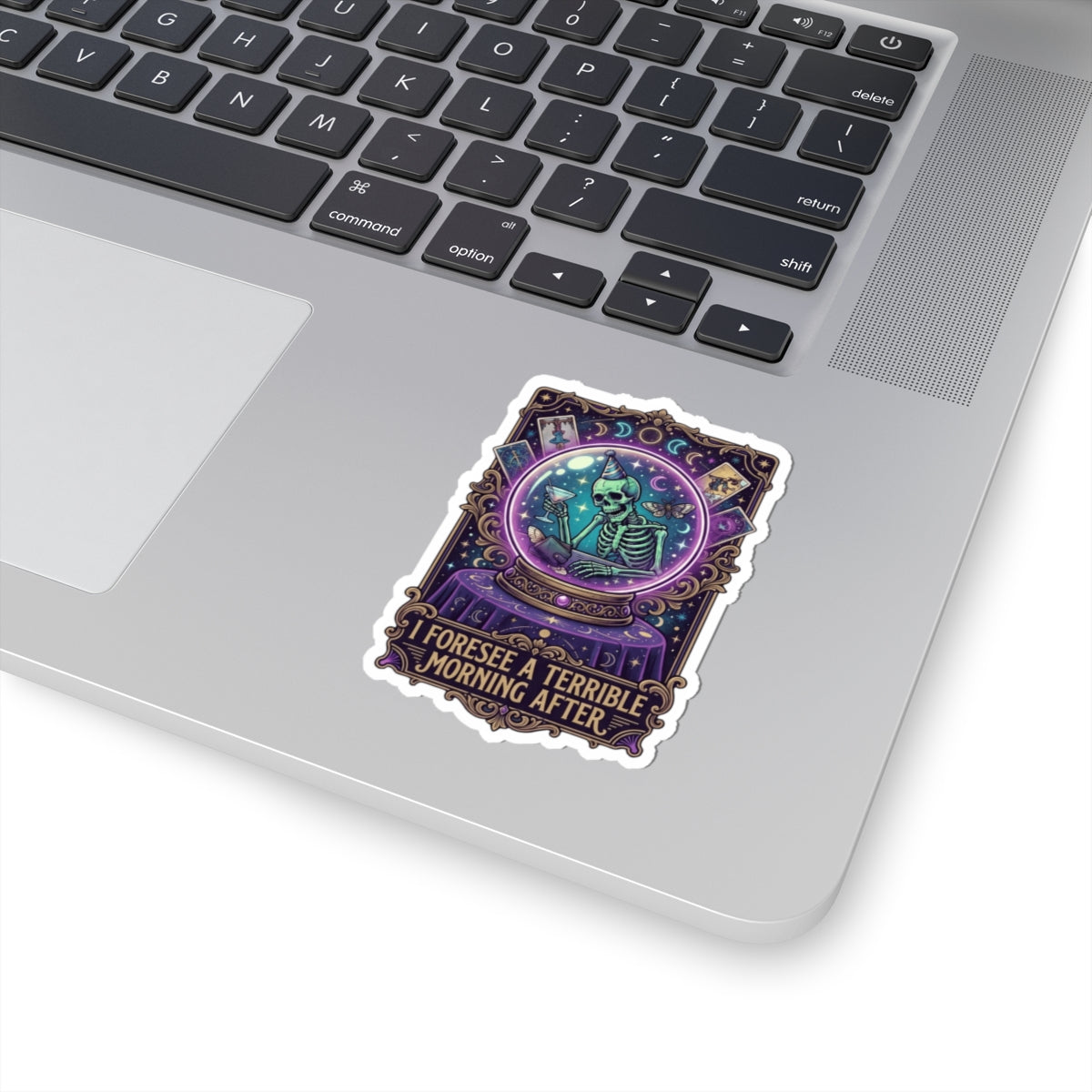 "I Foresee A Terrible Morning After" Sticker — Main