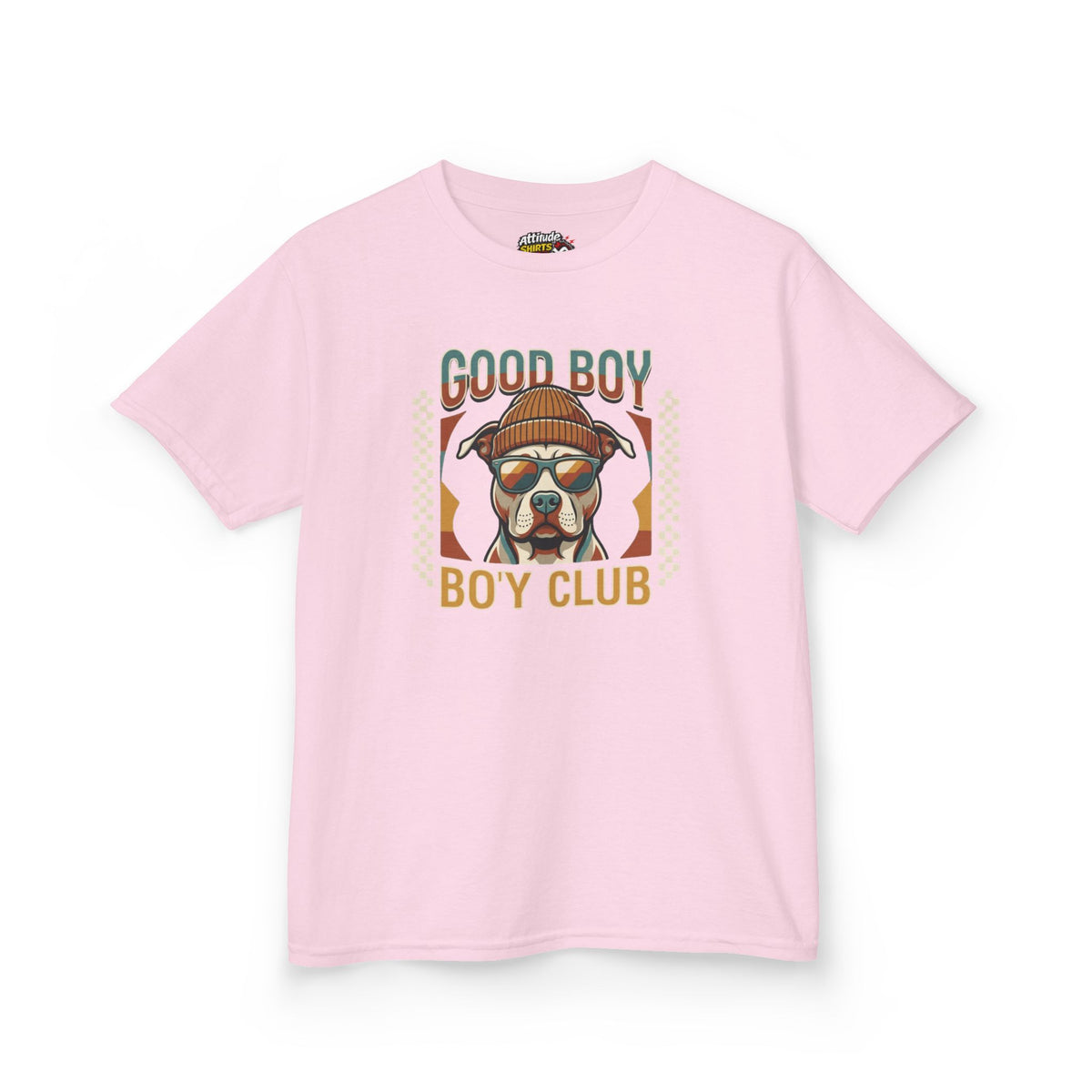 Color: Light Pink | Good Boy Bo'y Club Kids Tee
