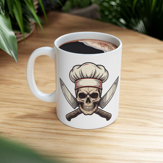 "Hell's Kitchen Literally" White Ceramic Mug — Graphic