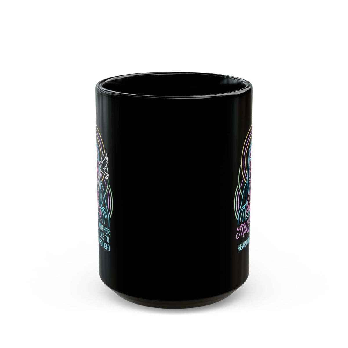 "Good Book Series MILF" Black Ceramic Mug