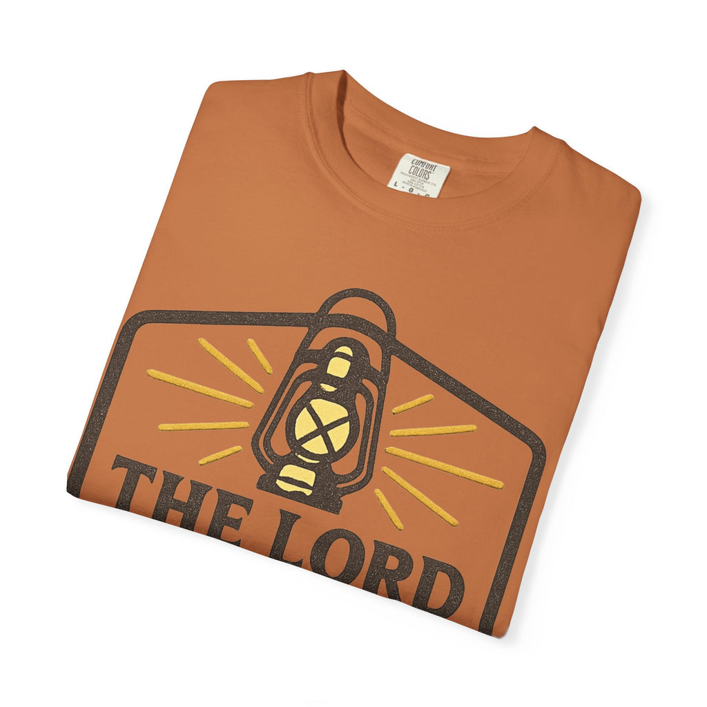 "The Lord is My Light" Unisex Garment-Dyed T-shirt